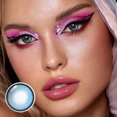 Lentes de contacto de color Bibab Blue con prescripción médica